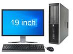 HP Elite 8300 i7 3e Gen + 19 Monitor + 2 jaar garantie!, Informatique & Logiciels, Ophalen of Verzenden