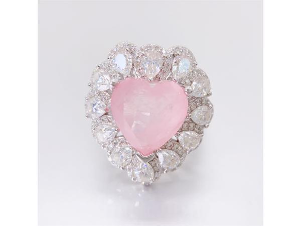 Veiling - Entourage ring met briljanten Eco 5.00 carat, Bijoux, Sacs & Beauté, Bagues