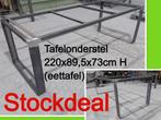 NIEUW tafelonderstel 220x89,5x73 cm hoog - eettafel - tafel, Huis en Inrichting, Ophalen, Tafelpoot, 50 tot 100 cm, Metaal