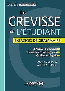 Le Grevisse de létudiant - Exercices de grammaire ...  Book, Boeken, Overige Boeken, Zo goed als nieuw, Verzenden