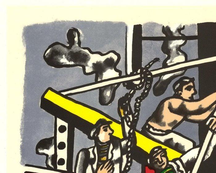 Fernand Léger (daprès) - Les constructeurs, Antiek en Kunst, Antiek | Overige Antiek