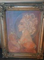 Belgische school (XIX) - Spaanse schone, Antiek en Kunst