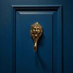 Kapstok (4) - Messing - Messing leeuwen grepen