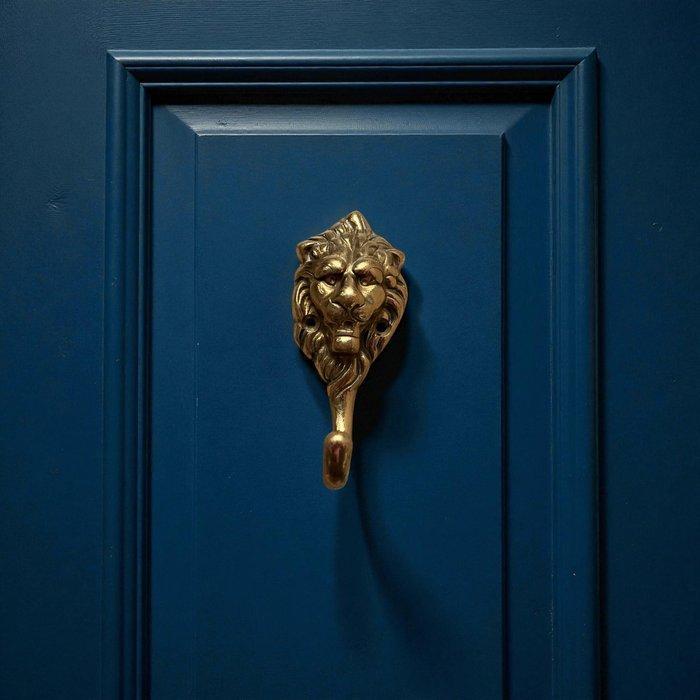 Kapstok (4) - Messing - Messing leeuwen grepen, Antiek en Kunst, Curiosa en Brocante