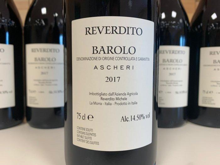 2017 Reverdito Ascheri - Barolo - 6 Flessen (0.75 liter), Collections, Vins