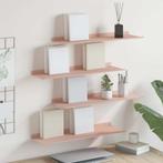 vidaXL Zwevende plank Wandgemonteerd 4 pcs Roze 60 x 18 x, Verzenden, Nieuw