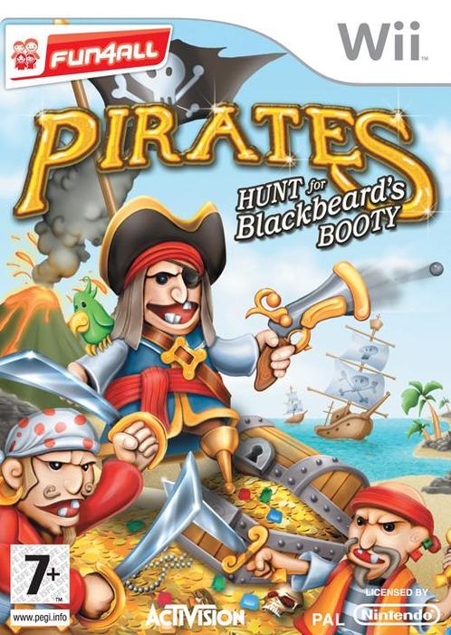Pirates Hunt For Blackbeards Booty-Standaard (Wii) Gebruikt, Games en Spelcomputers, Games | Nintendo Wii, Ophalen of Verzenden