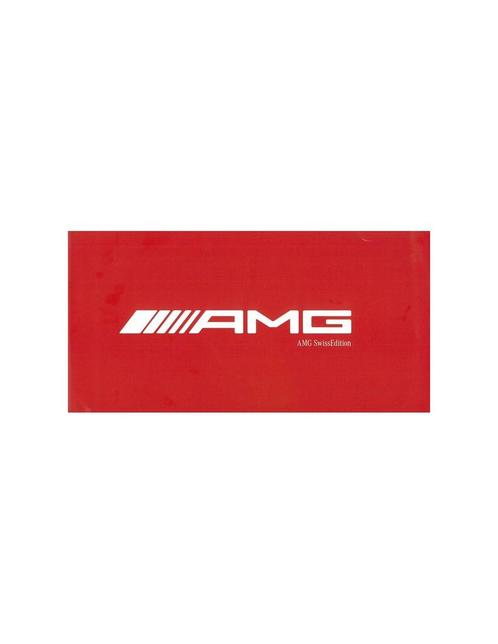 2010 MERCEDES BENZ C63 AMG SWISSEDITION BROCHURE DUITS, Boeken, Auto's | Folders en Tijdschriften