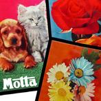 3x Targhe in Metallo Pubblicità Originale MOTTA -