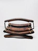 Tijdschriftenhouder - Brutalistische eiken tijdschrifthouder