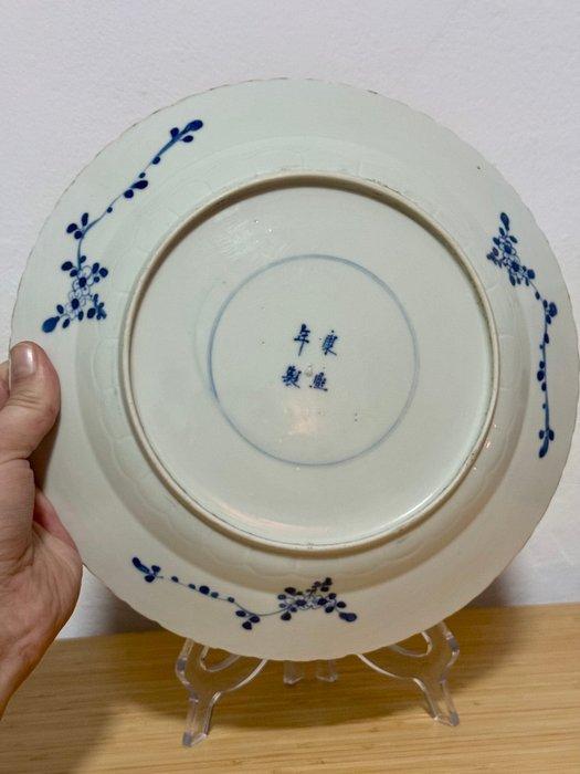 Groot Vissenbord - Bord - Porselein - Vissenpatroon, Antiek en Kunst, Antiek | Overige Antiek