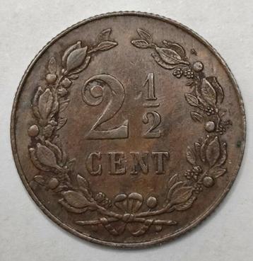 Nederland. Wilhelmina. 2 1/2 Cent 1898 (Zonder Minimumprijs) beschikbaar voor biedingen
