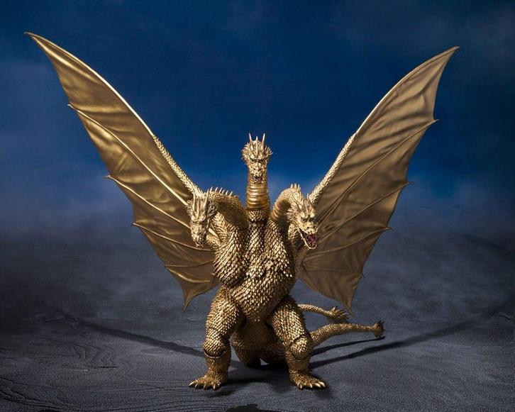 Godzilla S.H. Monster Arts Action Figure King Ghidora (1972), Verzamelen, Film en Tv, Ophalen of Verzenden