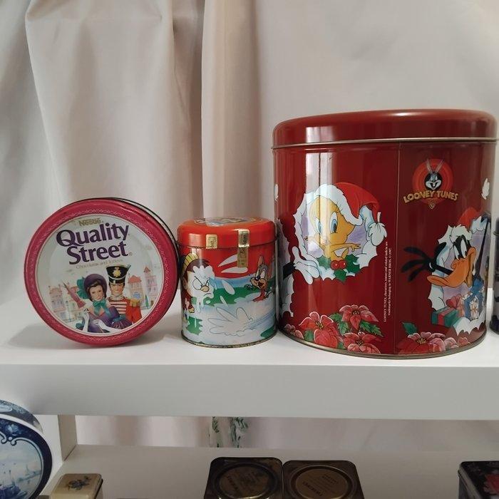 Collectie merkartikelen - (59) Blikken dozen (Frankrijk,, Antiek en Kunst, Antiek | Speelgoed