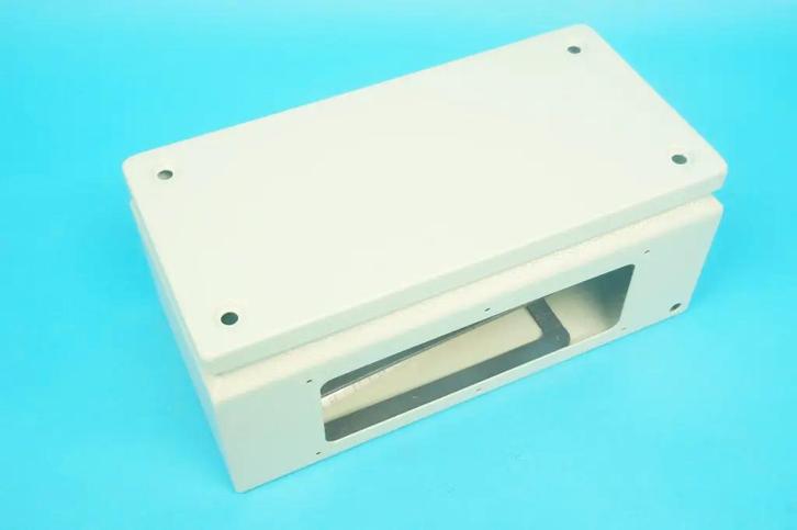 Klemmenkast, 300x150x120mm BxHxD, plaatstaal, RAL 7035, met, Doe-het-zelf en Bouw, Overige Doe-Het-Zelf en Bouw, Ophalen of Verzenden