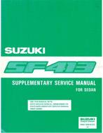 1989 SUZUKI SWIFT SEDAN (SUPPLEMENTT) WERKPLAATSHANDBOEK
