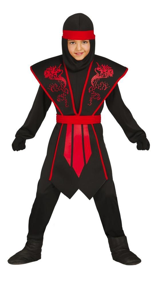 Ninja Pak Kind Rood Shadow, Kinderen en Baby's, Carnavalskleding en Verkleedspullen, Nieuw, Verzenden
