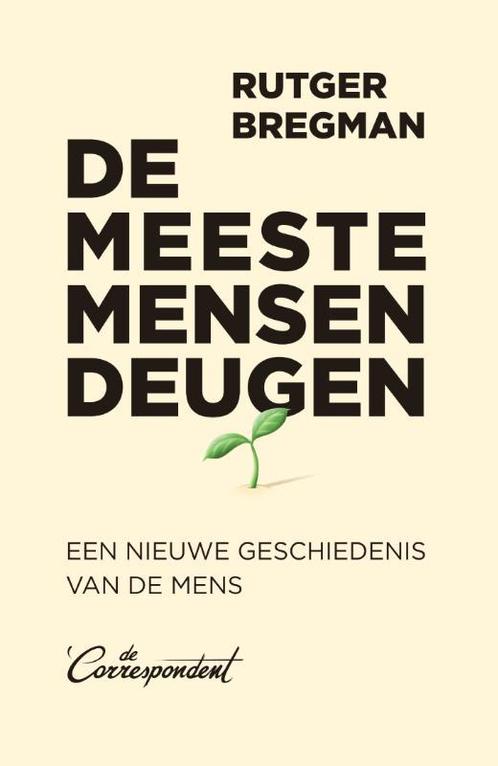 De meeste mensen deugen 9789082942187 Rutger Bregman, Boeken, Literatuur, Zo goed als nieuw, Verzenden