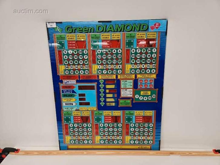 Frontplaat bingo/gokautomaat Wimi Green Diamond, Diversen, Overige Diversen, Ophalen