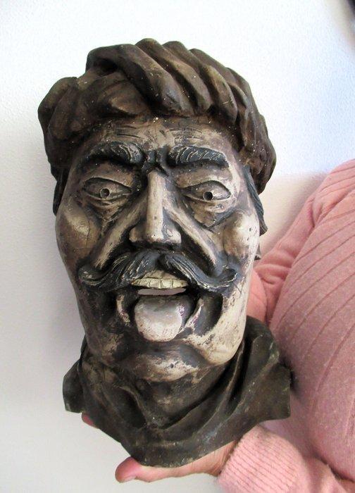 Gaper - Unieke enorme zeldzame originele Apotheek Gevel, Antiek en Kunst, Antiek | Wandborden en Tegels