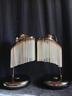 Bureaulamp - Kristal, Messing - Italiaanse lamp, Antiek en Kunst