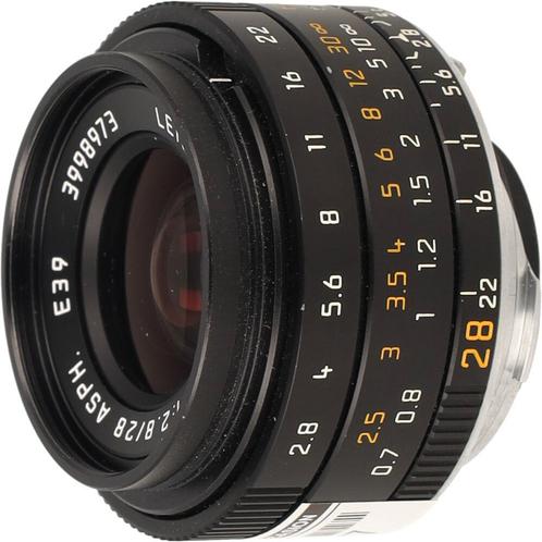 Leica 11606 Elmarit-M 28mm F/2.8  ASPH. occasion, TV, Hi-fi & Vidéo, Photo | Lentilles & Objectifs, Envoi