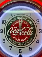 Neonklok Coca-Cola - Neonlichtbord - Plastic, Glas
