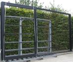 aluminium schuifraam , schuifdeur , pui 470 x 250 zwart 9005, Doe-het-zelf en Bouw, Raamkozijnen en Schuifdeuren, 225 cm of meer