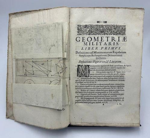 Joseph Gallicius - Geometria Militaris In Qua Linearum,, Antiek en Kunst, Antiek | Boeken en Manuscripten