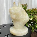 Afghaanse Jade Fijn gepolijste Afghan Jade hondenbeeld -, Verzamelen