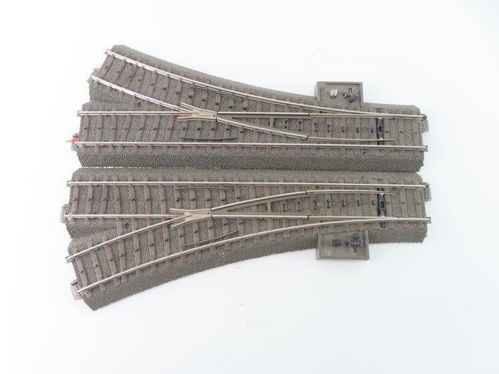 Märklin H0 - 24611/24612 - Modeltreinsporen (2) - 2-delig, Hobby & Loisirs créatifs, Trains miniatures | HO