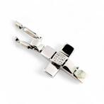 Other brand - Ketting met hanger - 18 karaat Witgoud -