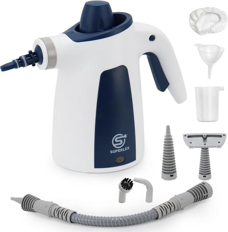 Handstoomreiniger - Handstomer - Stoomreiniger - 1050W - Wit, Huis en Inrichting, Woonaccessoires | Overige, Verzenden