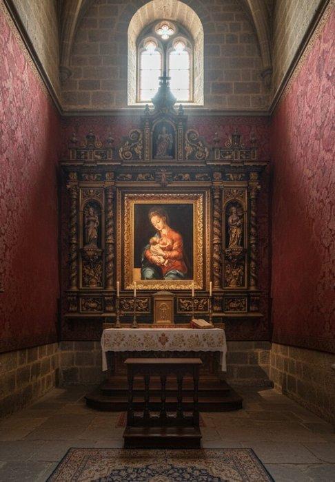 École Espagnole (c. 1930) - Notre-Dame de la Lait (Daprès, Antiek en Kunst, Kunst | Schilderijen | Klassiek