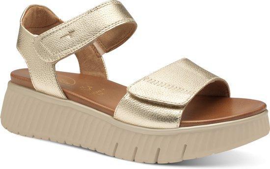 Tamaris Comfort Sandalen goud Leer - Dames - Maat 41 (Mode), Kleding | Dames, Schoenen, Nieuw, Verzenden