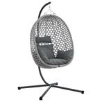 Eierstoel met Standaard | Retour Deal | 40% Korting, Huis en Inrichting, Fauteuils, Kunststof, Nieuw, 75 tot 100 cm, Modern