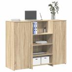 vidaXL Receptiebalie 135x50x103,5 cm bewerkt hout sonoma, Huis en Inrichting, Verzenden, Nieuw