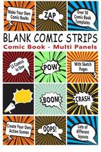 Comic Book: Blank Comic Strips: Make Your Own Comics With, Blank Books Journals, Verzenden