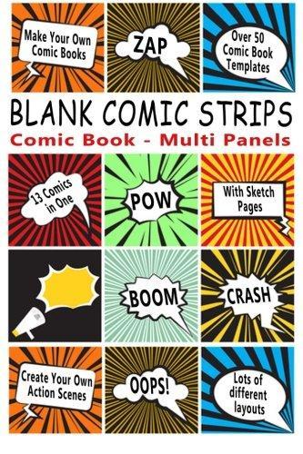 Comic Book: Blank Comic Strips: Make Your Own Comics With, Livres, Livres Autre, Envoi