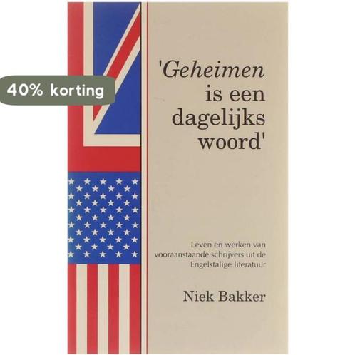 Geheimen is een dagelijks woord. Leven en werk van, Boeken, Overige Boeken, Zo goed als nieuw, Verzenden