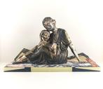 Sculpture, Matka i dziecko - 26 cm - En alliage, Marbre -