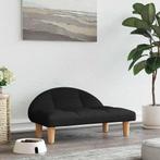 vidaXL Hondenmand 70x52x30 cm stof zwart, Dieren en Toebehoren, Honden-accessoires, Verzenden, Nieuw