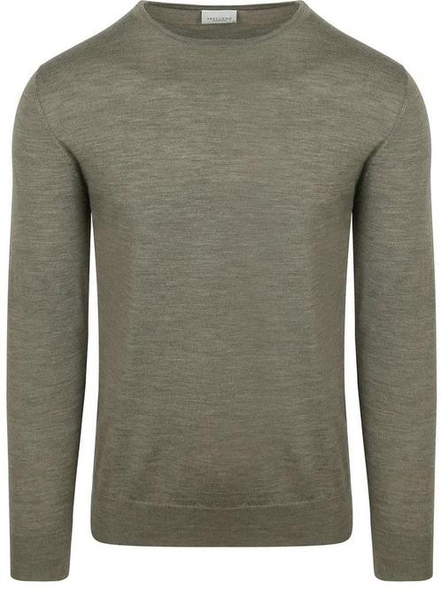 Profuomo Pullover Merinowol Groen maat Maat 52/54 (L) Heren, Vêtements | Hommes, Pulls & Vestes, Envoi