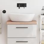 vidaXL Wastafelblad 60x40x4 cm massief beukenhout, Huis en Inrichting, Keuken | Keukenelementen, Verzenden, Nieuw