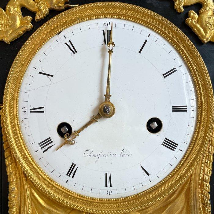 Pendule portique - THONIFSEN A PARIS Empire Bronze -, Antiek en Kunst, Antiek | Klokken