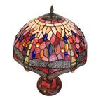 Lamp - Tiffany style - Dragonfly - Messing