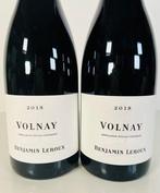 2018 Benjamin Leroux - Volnay - 2 Flessen (0.75 liter), Verzamelen, Wijnen, Nieuw