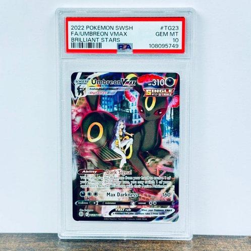 Pokémon Graded card - Umbreon Vmax FA - Brilliant Stars, Hobby en Vrije tijd, Verzamelkaartspellen | Pokémon