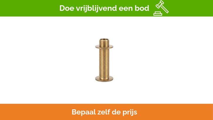 Bieden: Guidi Brass Thru-Hull Fitting for Boats, Watersport en Boten, Bootonderdelen, Ophalen of Verzenden