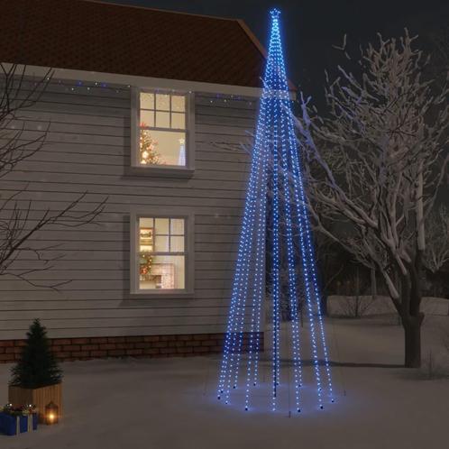 vidaXL Kerstboom met grondpin 1134 LEDs blauw 800 cm, Diversen, Kerst, Nieuw, Verzenden